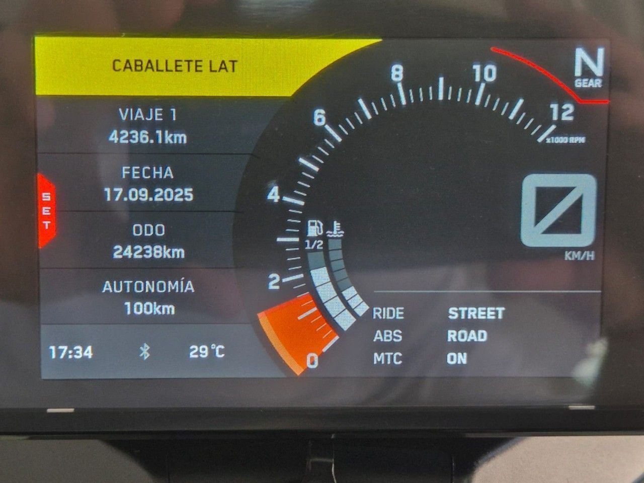 KTM Adventure Usada en Mendoza, deRuedas