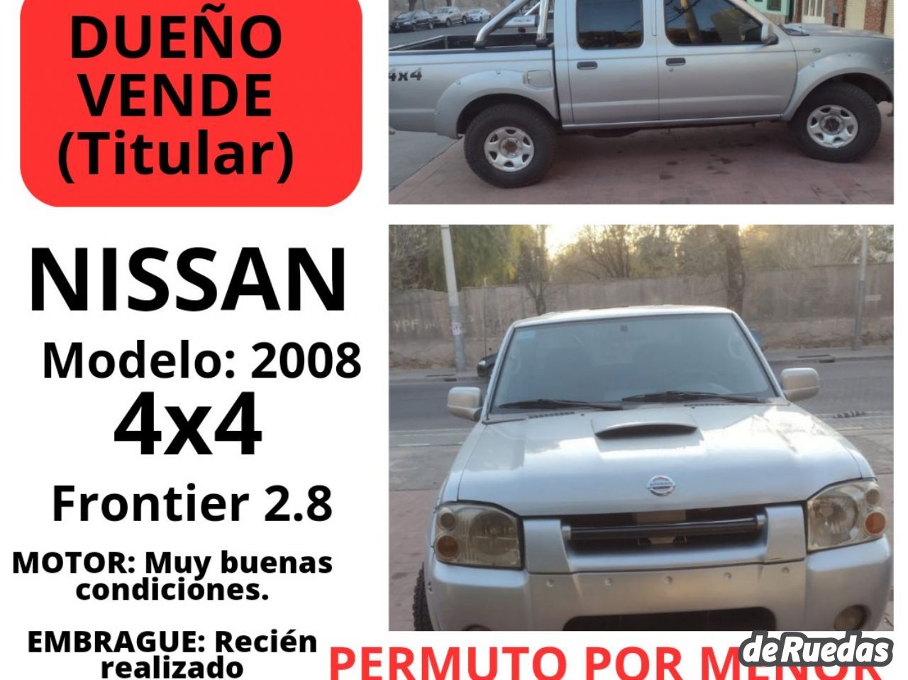 Nissan Frontier Usada en Mendoza, deRuedas