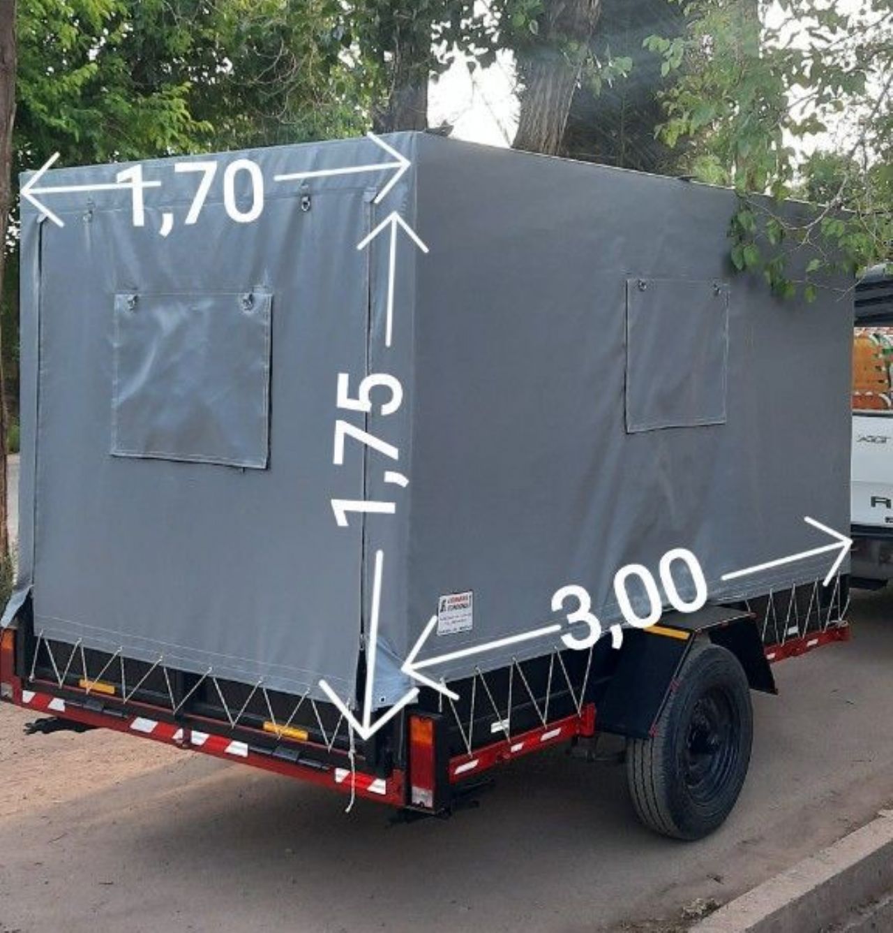 Trailer 1 eje Nuevo en Mendoza, deRuedas