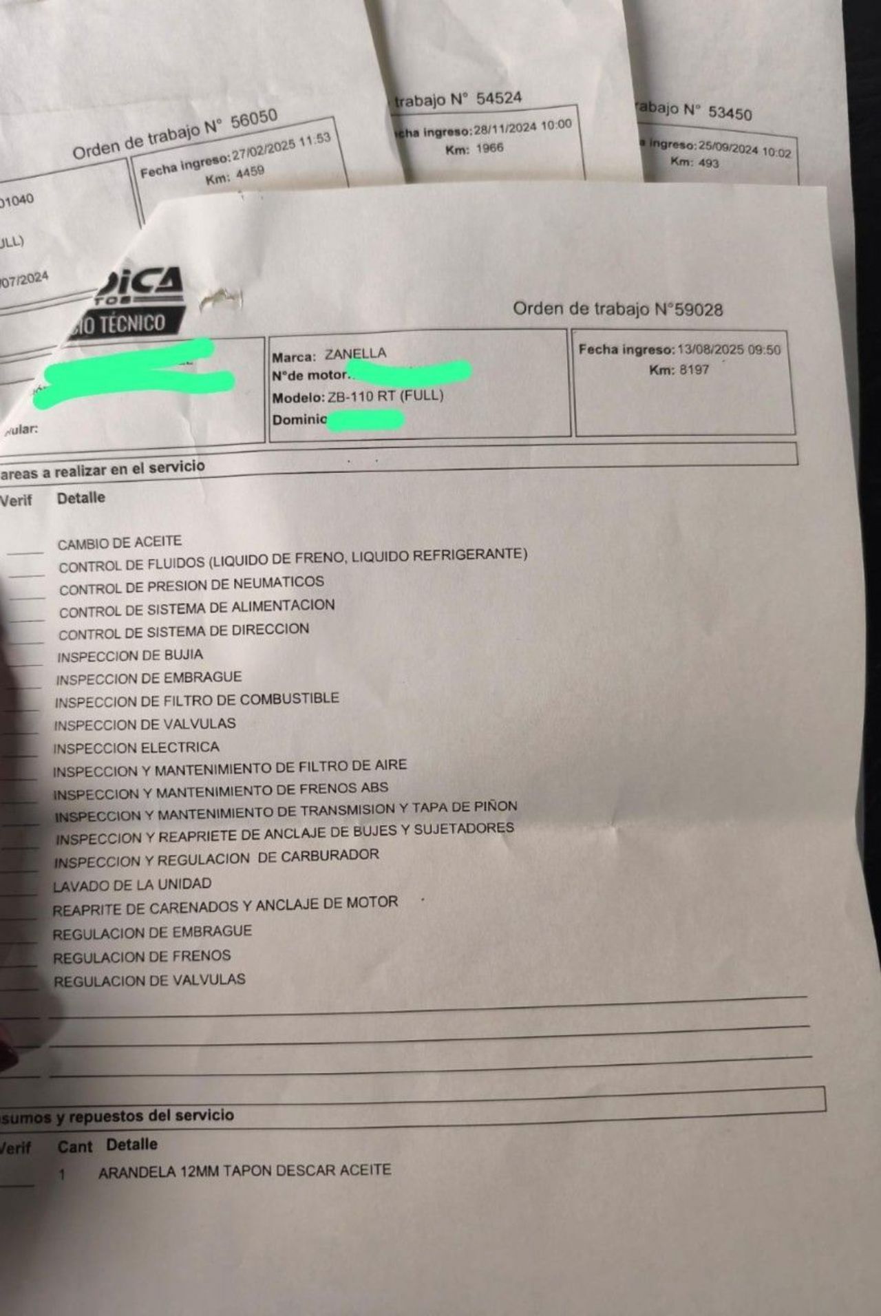 Zanella ZB Usada en Mendoza, deRuedas
